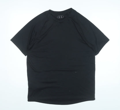Under Armour Men’s Black Tech Tee HeatGear T-Shirt Size M