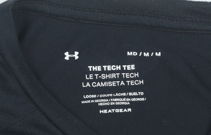 Under Armour Men’s Black Tech Tee HeatGear T-Shirt Size M