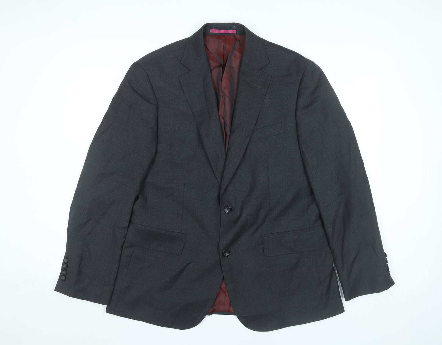 Mens UK Size 40 Charles Tyrwhitt Regular Grey Suit Jacket
