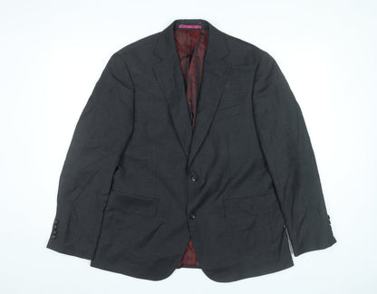 Mens UK Size 40 Charles Tyrwhitt Regular Grey Suit Jacket