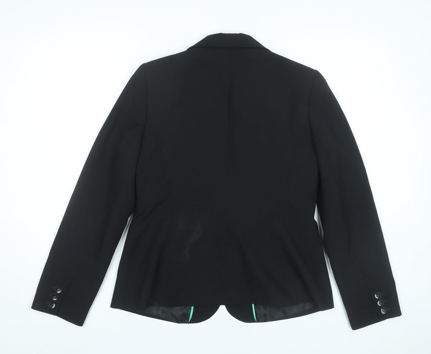 Dorothy Perkins Womens Black Blazer UK 14 Regular Fit Work Jacket