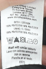 Dorothy Perkins Womens Black Blazer UK 14 Regular Fit Work Jacket