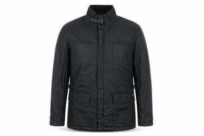 Mens UK Size L Feraud Black Military Jacket