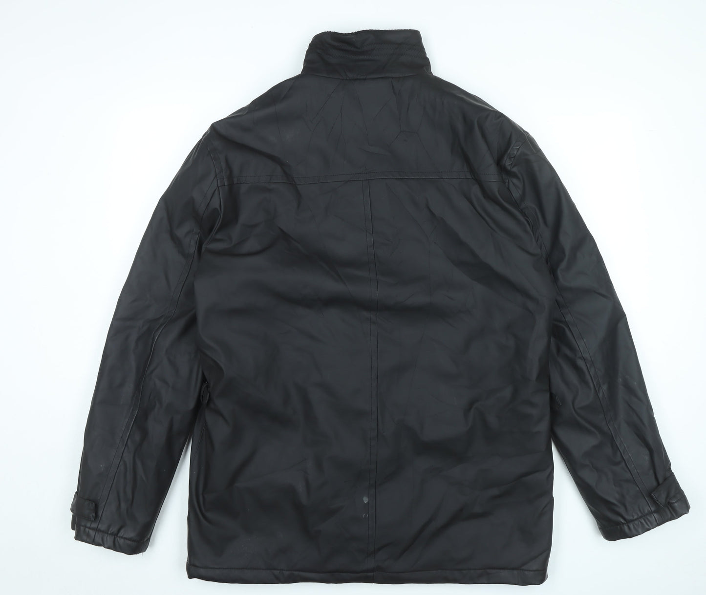 Mens UK Size L Feraud Black Military Jacket