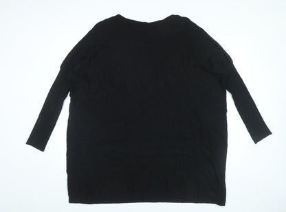Womens UK Size XL Roman Black Pullover Jumper