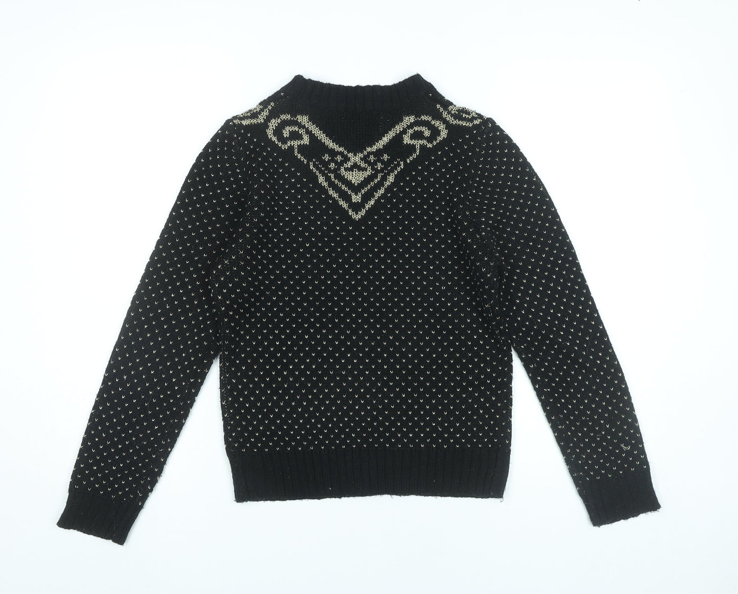 Womens UK Size 10 Atmosphere Black Pullover Jumper