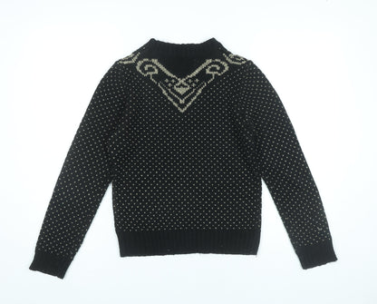 Womens UK Size 10 Atmosphere Black Pullover Jumper