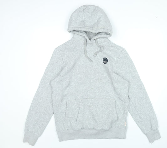 Mens UK Size M SoulCal & Co Grey Pullover Hoodie