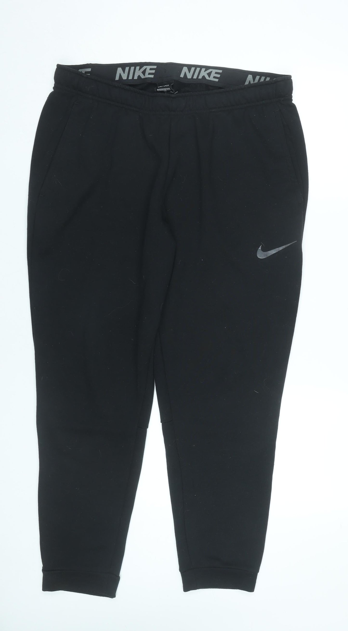 Nike Men's Black XL Jogger Trousers Dri-FIT Standard Fit