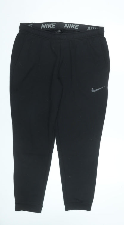 Nike Men's Black XL Jogger Trousers Dri-FIT Standard Fit