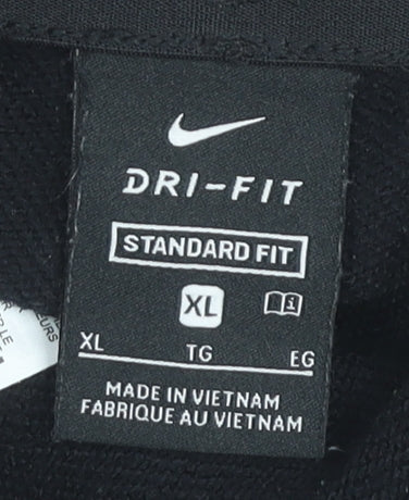 Nike Men's Black XL Jogger Trousers Dri-FIT Standard Fit