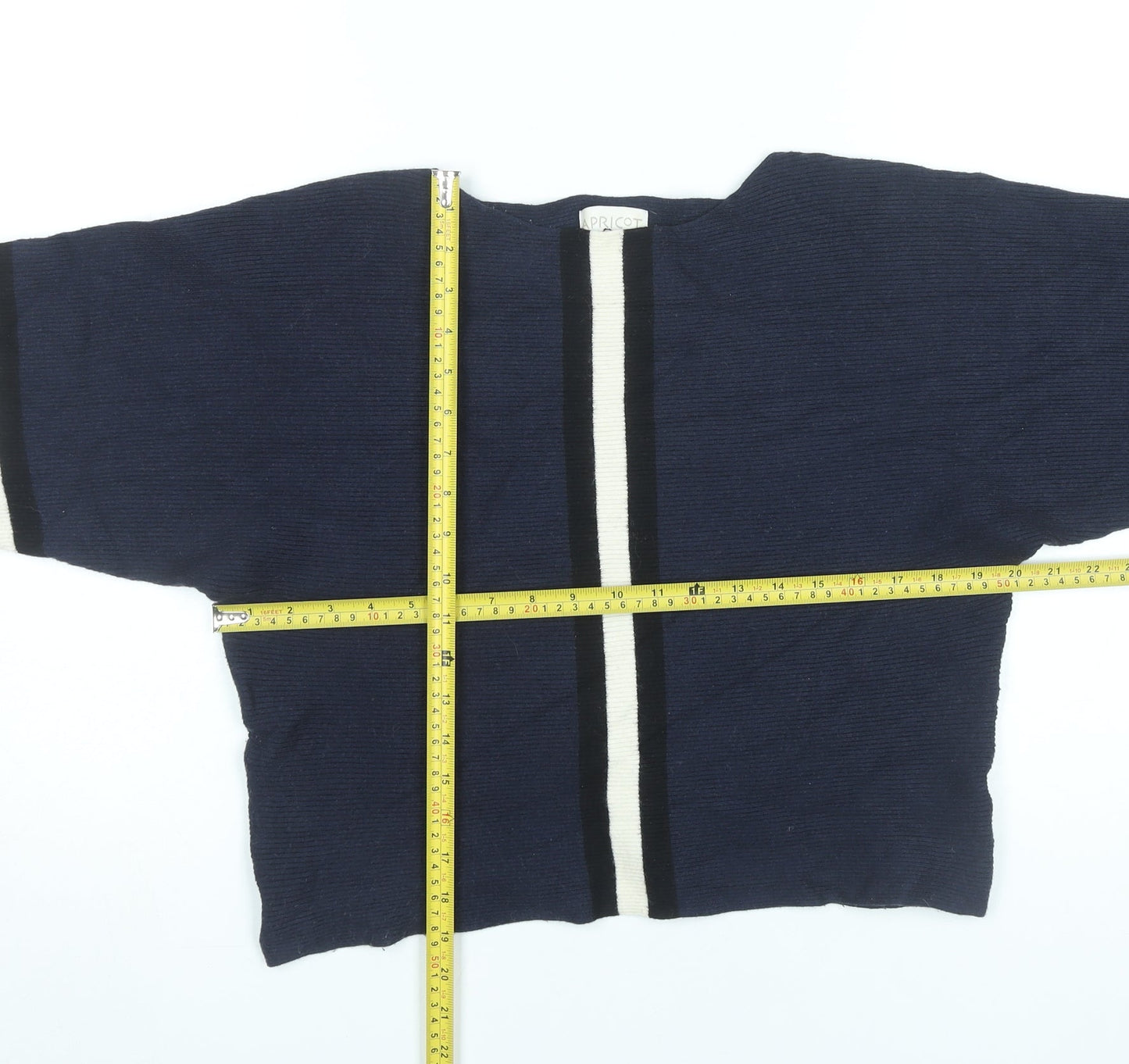 Apricot Women Blue Size 14 Pullover Jumper Long Sleeve Knit