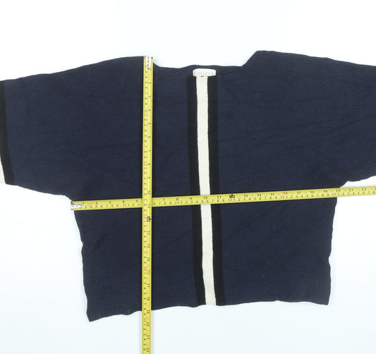 Apricot Women Blue Size 14 Pullover Jumper Long Sleeve Knit