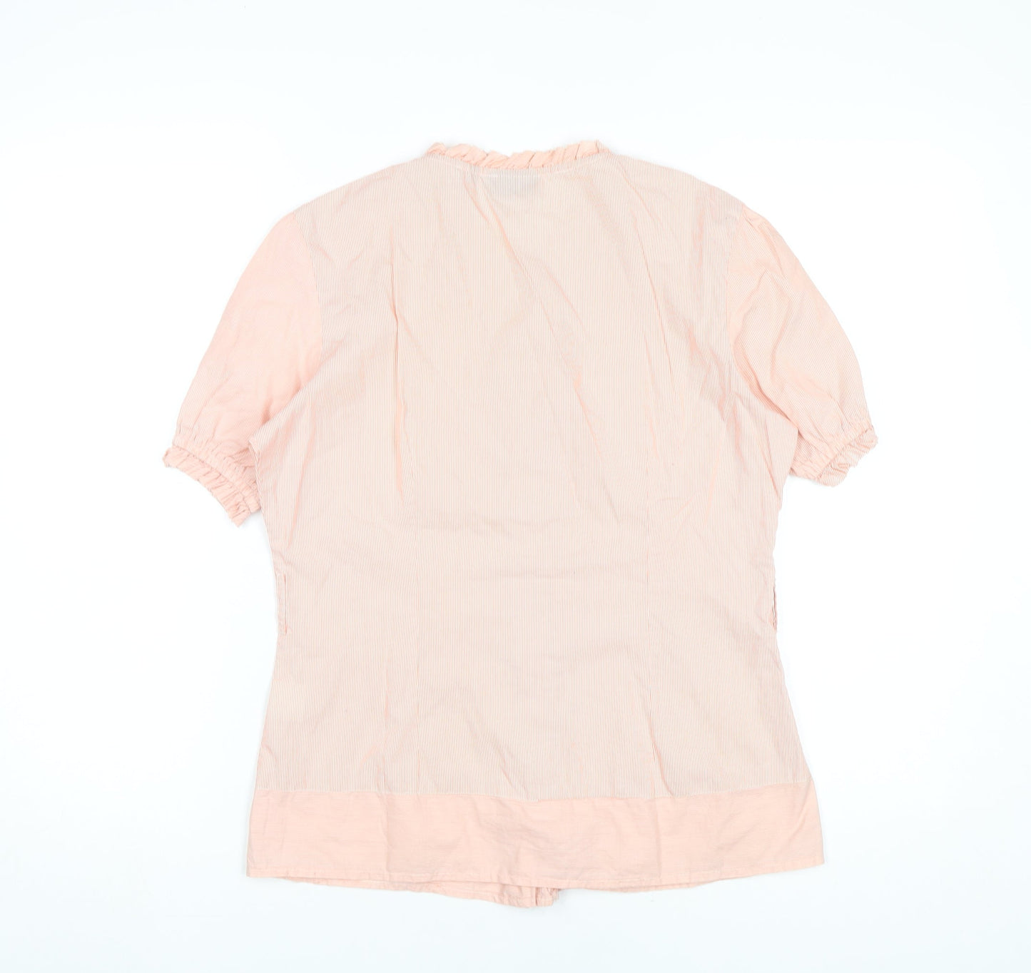 Womens UK Size M Van Heusen Pink Basic Blouse