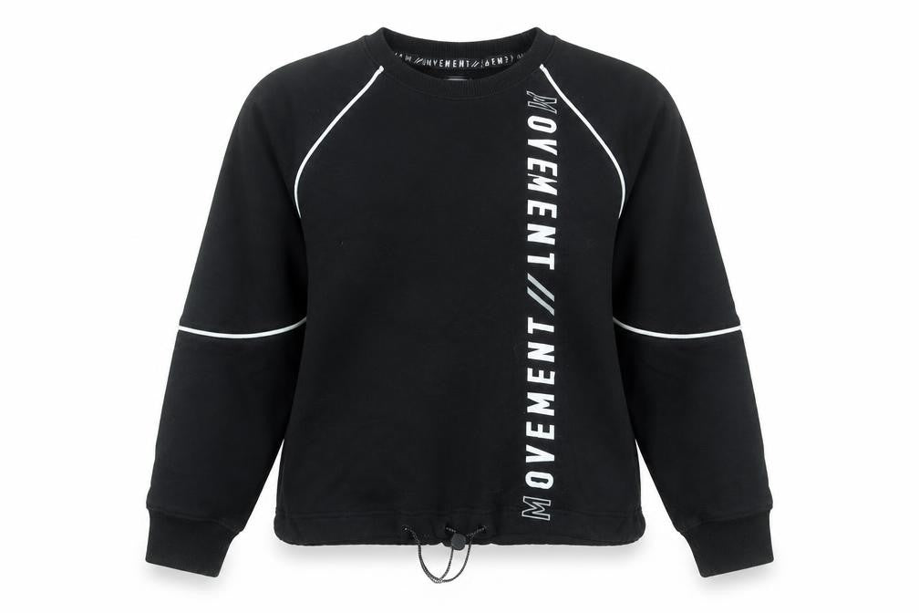 Next Women’s Black Pullover Sweatshirt Size 12 Logo Print