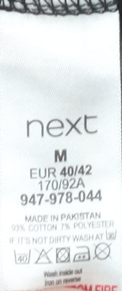 Next Women’s Black Pullover Sweatshirt Size 12 Logo Print