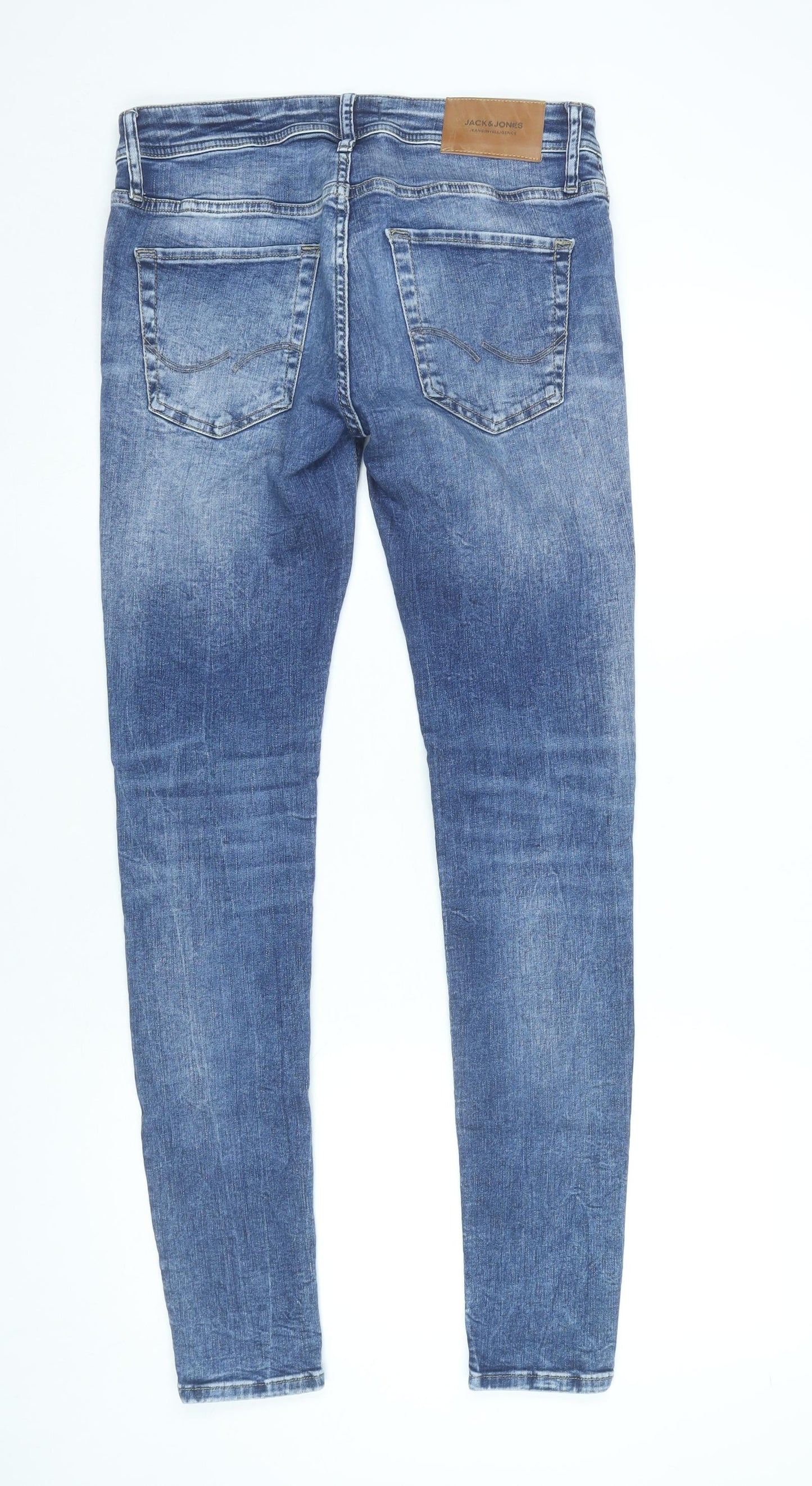 Jack & Jones Men’s Blue Slim Skinny Jeans Size W31 L32 Denim