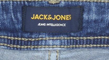 Jack & Jones Men’s Blue Slim Skinny Jeans Size W31 L32 Denim