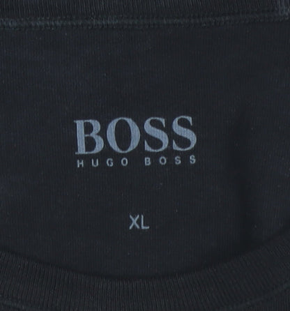 Mens UK Size XL HUGO BOSS Black  T-Shirt
