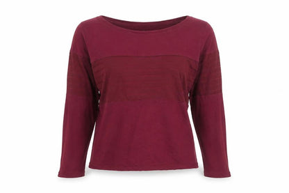 Reebok Womens Red XS Long Sleeve Pullover Activewear Top