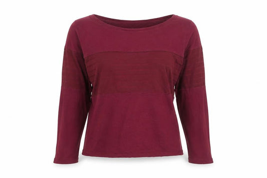 Reebok Womens Red XS Long Sleeve Pullover Activewear Top
