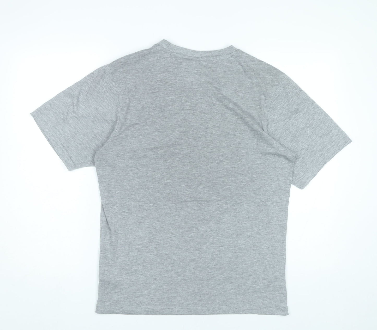 The Neighbour Goods Womens Grey Cotton Heart Embroidered T-Shirt M