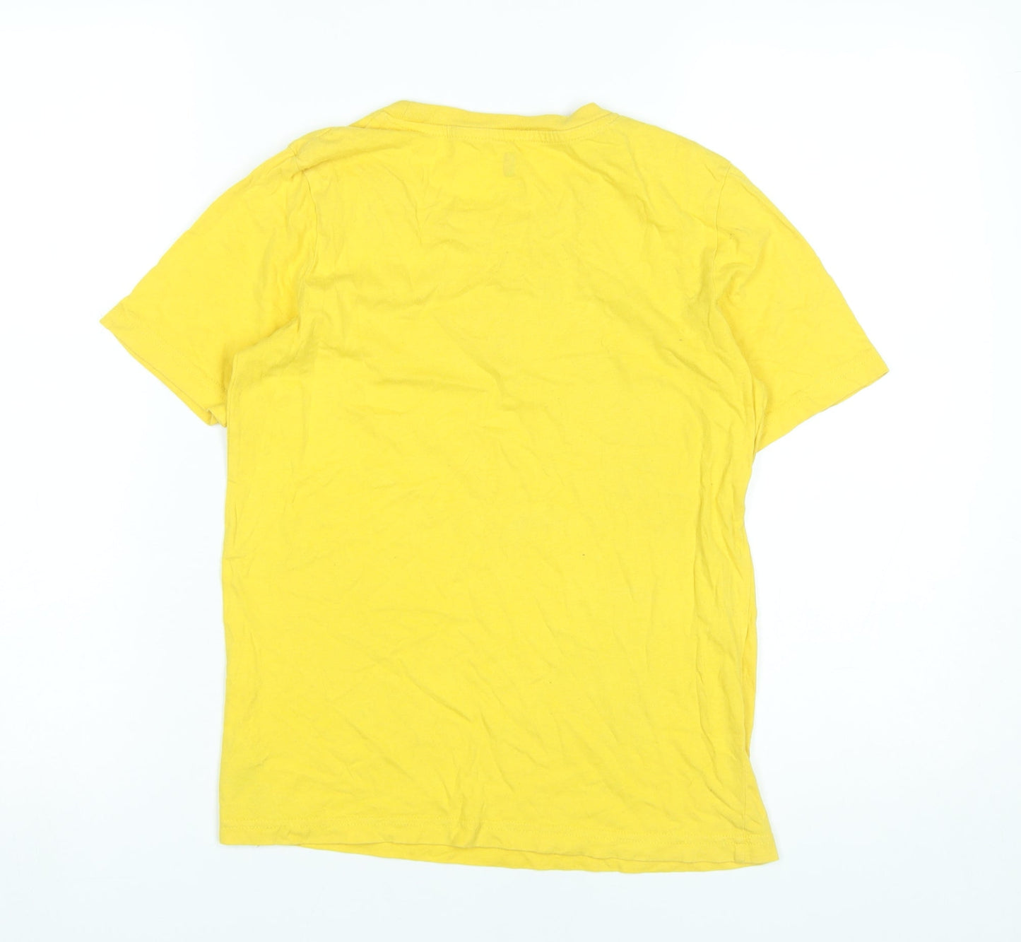 NBA Boys Yellow Los Angeles Lakers T-Shirt Size 10-11 Years Cotton