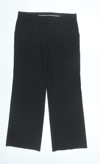 Mexx Womens Black Size 12 Straight Leg Dress Pants Work Trousers
