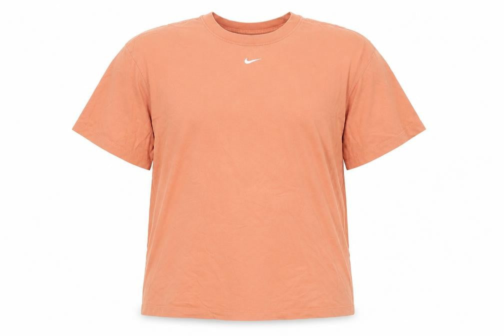Womens UK Size XL Nike Orange Basic T-Shirt