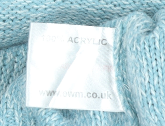 Womens UK Size 16 Isle Blue Pullover Jumper