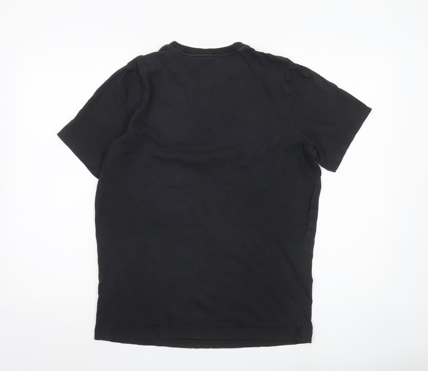 Puma Men’s Black M Regular Fit Sports Logo T-Shirt