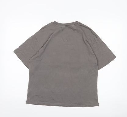 H&M Boys Grey Simpsons T-Shirt 11-12Y Graphic Print Kang Kodos Casual