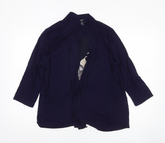 Womens UK Size 20 Saloos Blue Kimono Blouse
