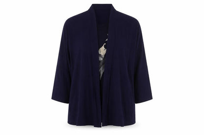 Womens UK Size 20 Saloos Blue Kimono Blouse