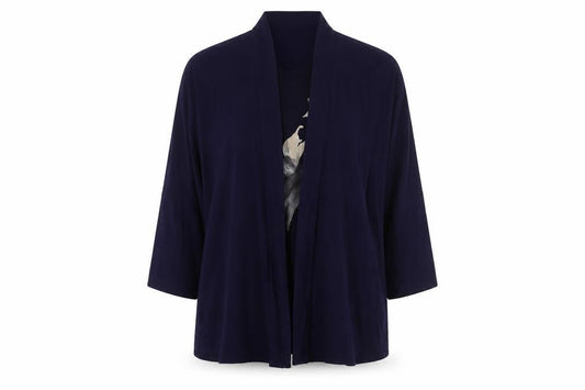 Womens UK Size 20 Saloos Blue Kimono Blouse