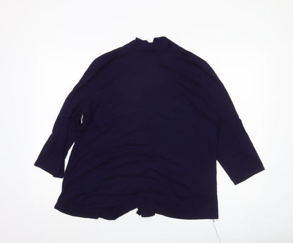 Womens UK Size 20 Saloos Blue Kimono Blouse