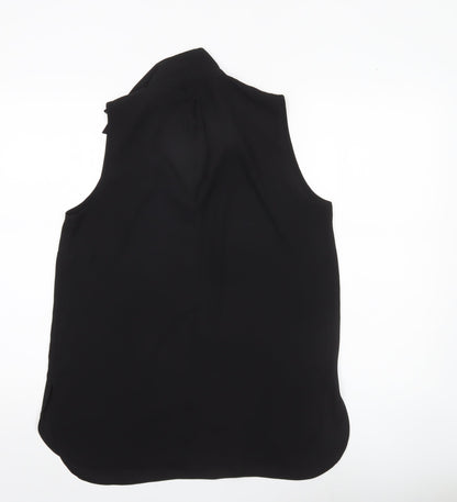 Womens UK Size 12 Dorothy Perkins Black Basic Blouse