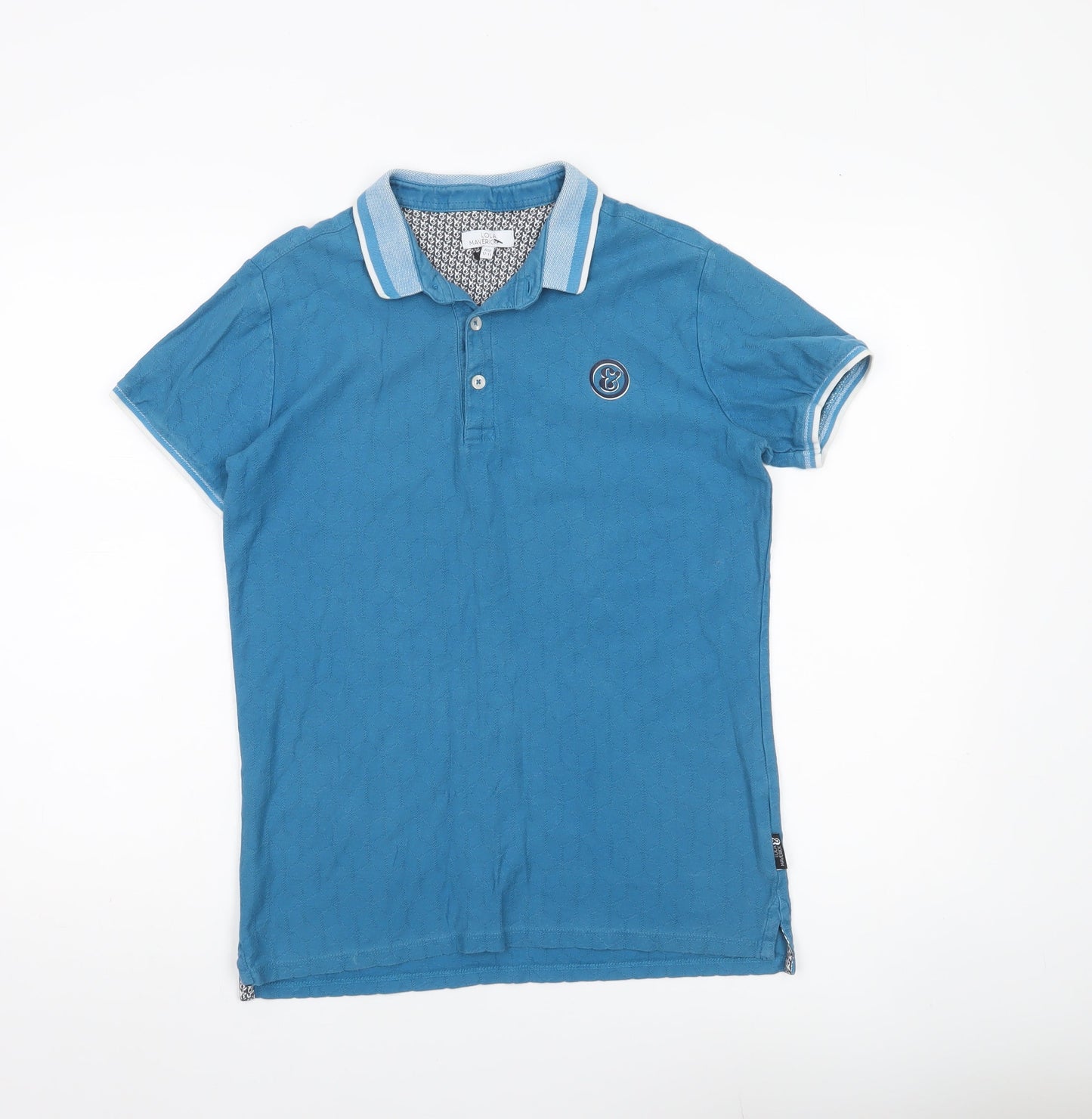 Lola Maverick Boys Blue Polo Shirt Age 12-13 Years Short Sleeve Cotton