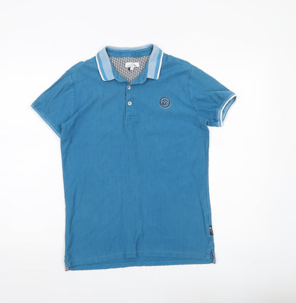 Lola Maverick Boys Blue Polo Shirt Age 12-13 Years Short Sleeve Cotton