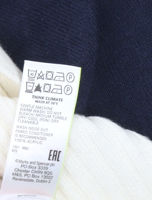 Womens UK Size S Marks and Spencer Multicoloured Cardigan Jumper
