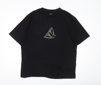 Mens UK Size M ASOS Black  T-Shirt