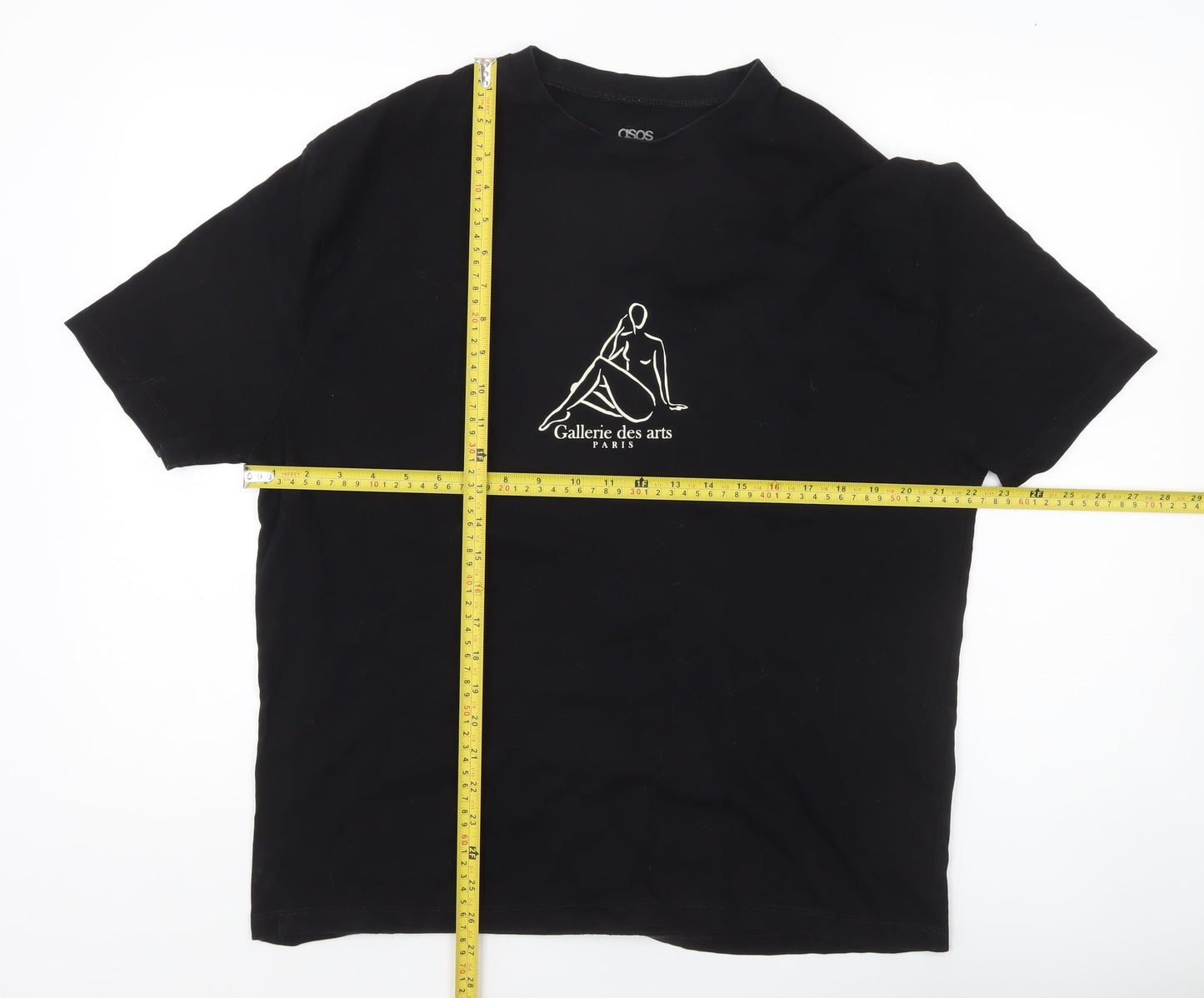 Mens UK Size M ASOS Black  T-Shirt