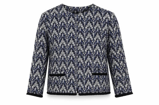 Marks and Spencer Women's Multicoloured Tweed Blazer Jacket UK 12