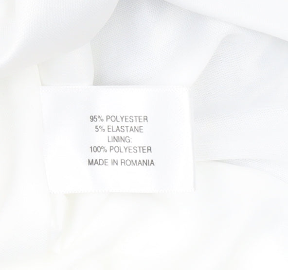 CC Women Blue Floral Sheath Knee Length Dress Size 10