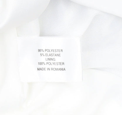 CC Women Blue Floral Sheath Knee Length Dress Size 10