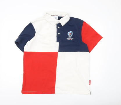 Rugby World Cup 2019 Men’s Multicoloured Polo Shirt M Cotton