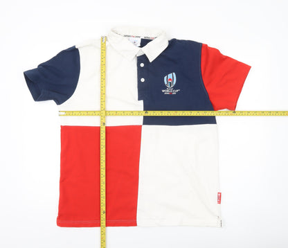 Rugby World Cup 2019 Men’s Multicoloured Polo Shirt M Cotton