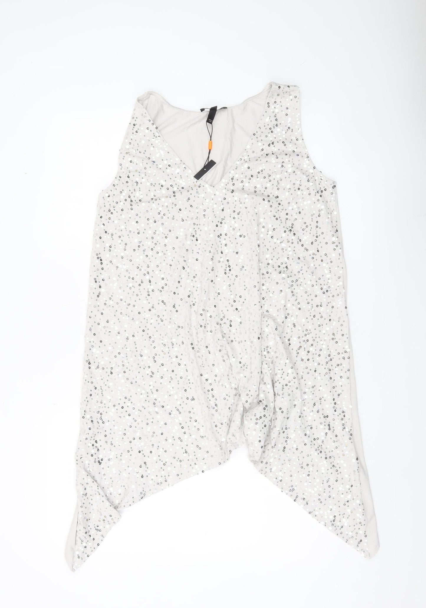Womens UK Size 12 Isabella Oliver White Tunic Tank