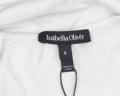 Womens UK Size 12 Isabella Oliver White Tunic Tank