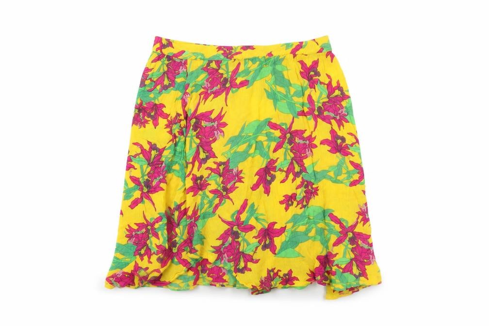 Womens UK Size M VERO MODA A-Line Chiffon Skirt